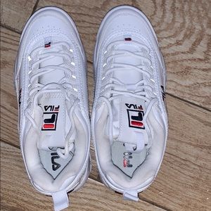 Fila white sneakers